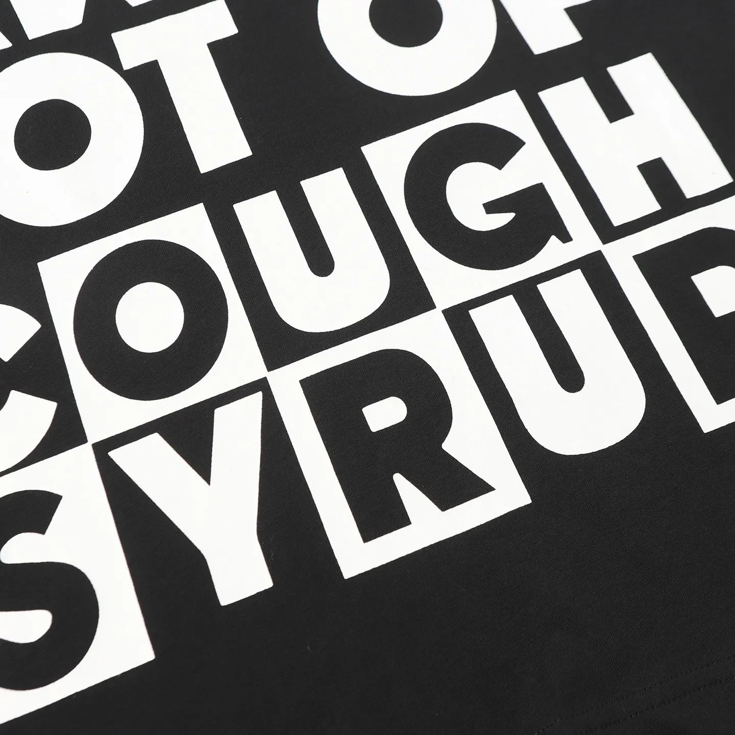 #Black/ ｜ THAT'S A AWFUL LOT OF COUGH SYRUP In Stock T （fabric):32 Sizes（size）：S-M L X L （colour）：、Black/